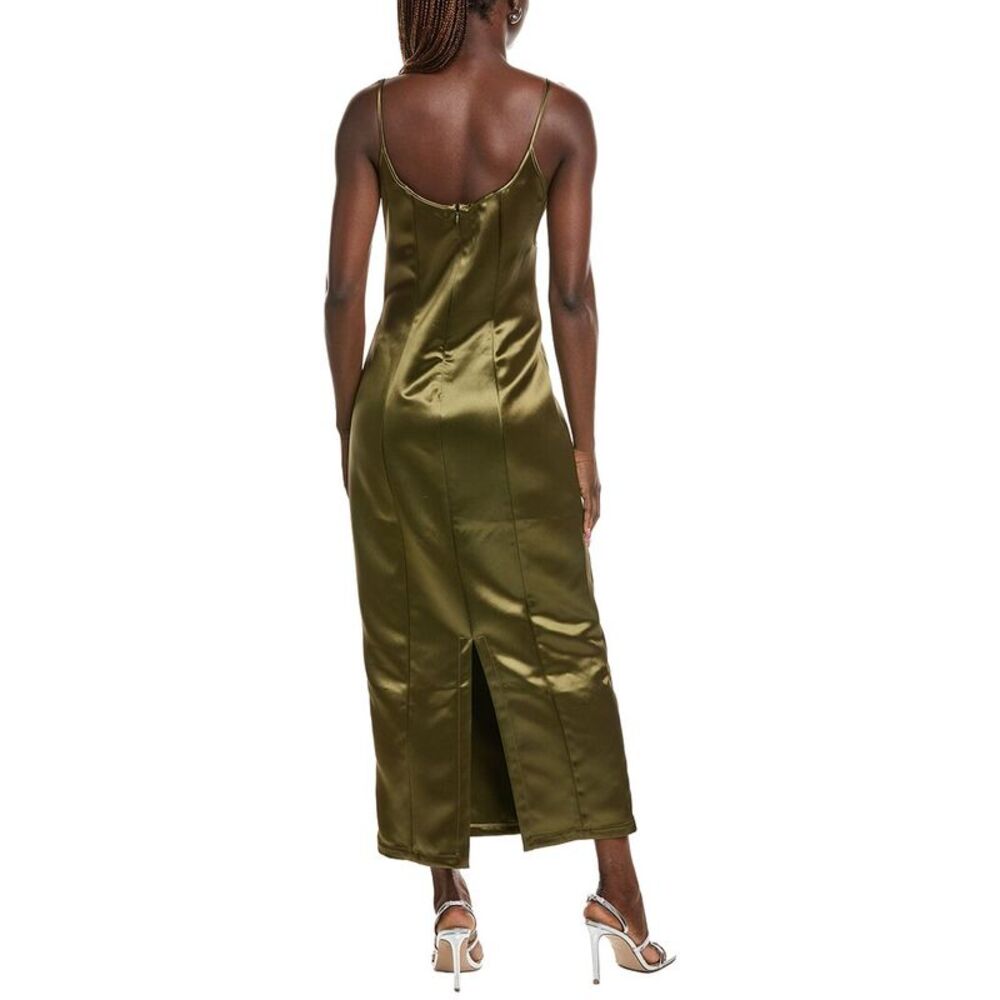 Paris Georgia Womens Sammy Maxi Dress, Green - Picture 2 of 3